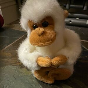 SOLDRBI plush white monkey